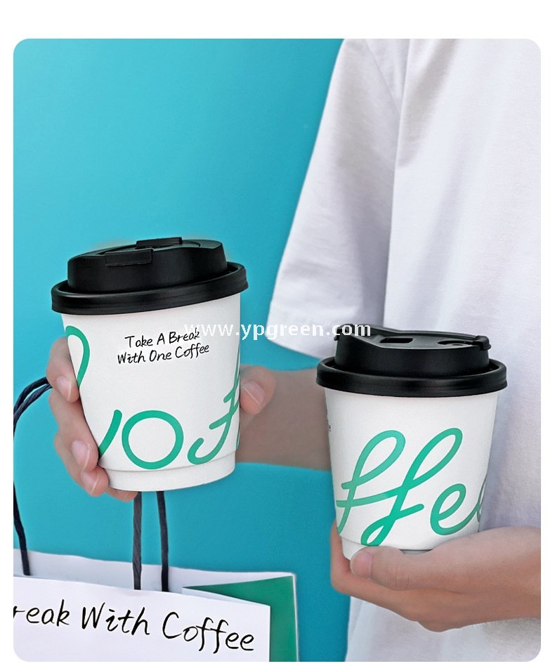 14oz UV Print PET Transparent Cups 330ml – 9.8×6.0×10.7cm Hollow Paper Cup Design Manufacturer Wholesale