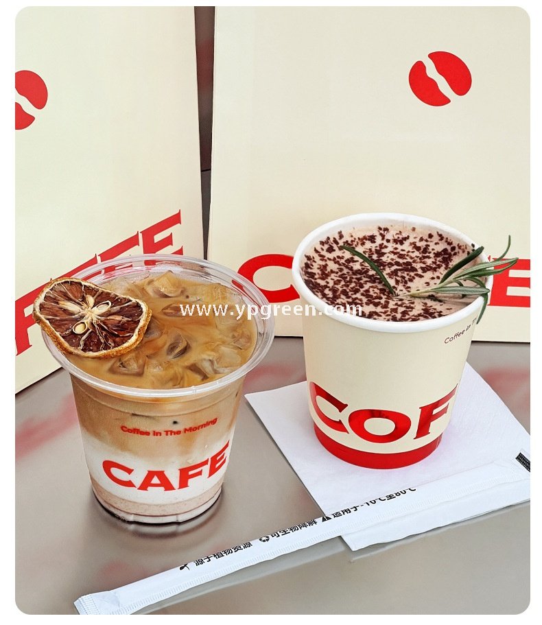Red Black Cold Stamped Hollow Paper Cups 10oz 330ml 360ml with Leak-Proof Spiral Bottom – Manufacturer Wholesale Supply