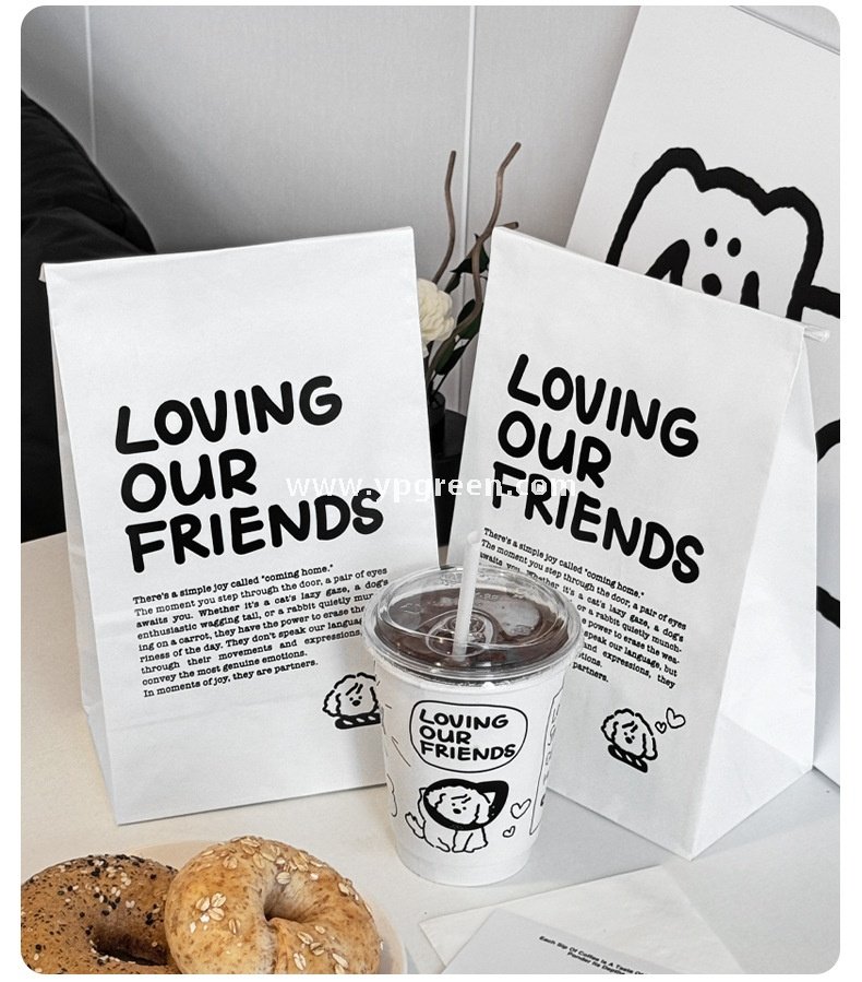 12oz 400ml Dog Pattern Double PE Coated Paper Cup | Hollow Insulated Coffee Cup | Cold & Hot Drink Disposable Cup