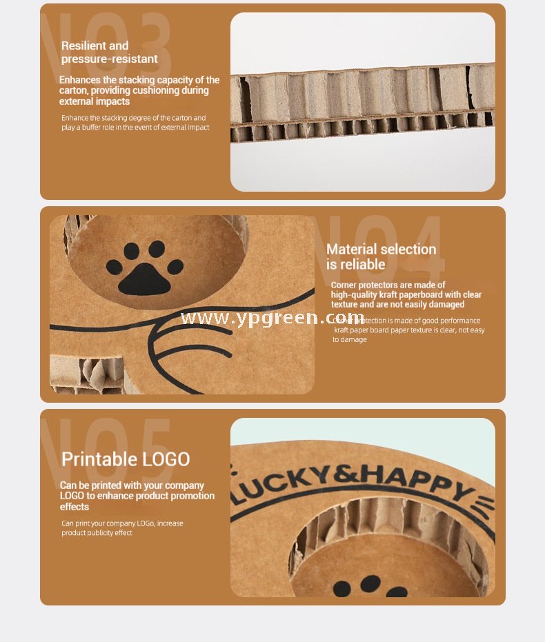 Cat Design Coffee Cup Carrier | Honeycomb Corrugated Cardboard Drink Tray Supplier