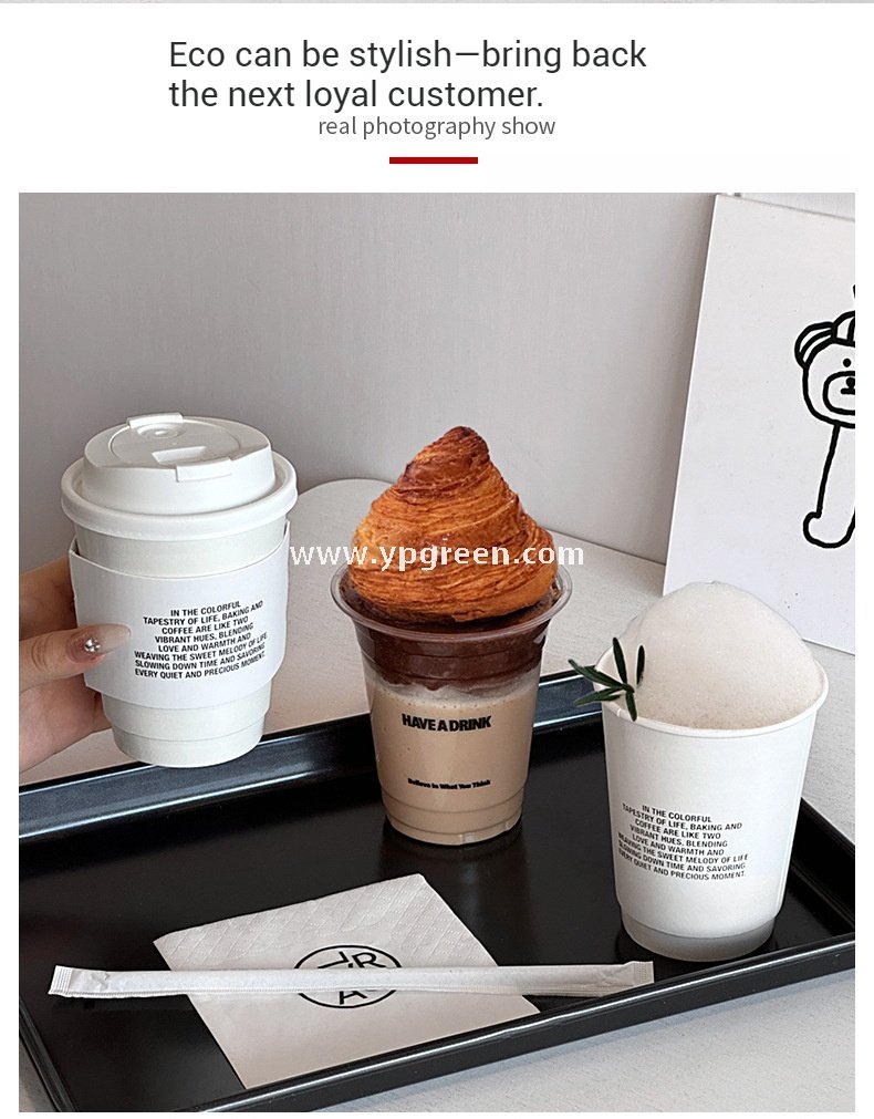 12oz Cold Foil Black Coffee Paper Cup | Corrugated Cup Sleeve | Single & Double Cup Carrier | Non-Woven Tote Bag