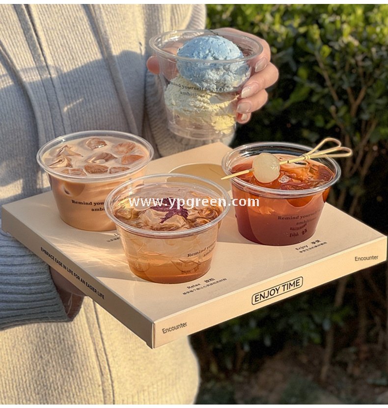Trendy Coffee Cup Insert Tray | Creative Disposable Paper Holder for Coffee, Milk Tea & Dirty Cups