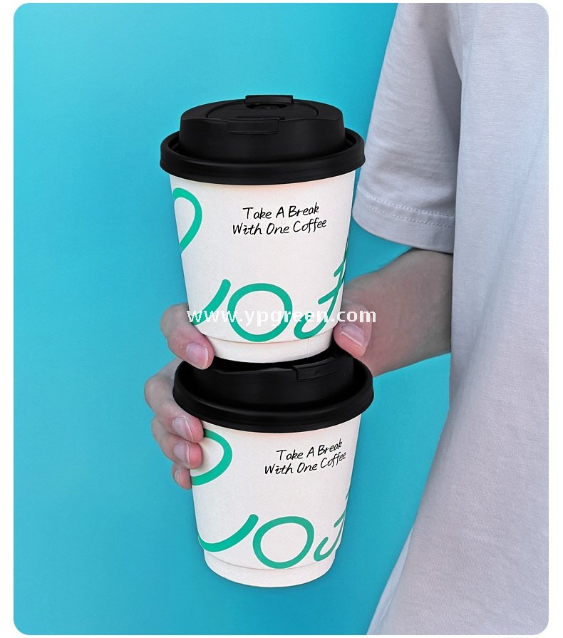 14oz UV Print PET Transparent Cups 330ml – 9.8×6.0×10.7cm Hollow Paper Cup Design Manufacturer Wholesale