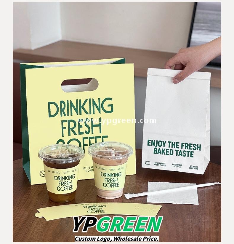 360ml 400ml 500ml PET Disposable Milk Tea Cups with Adjustable Sleeves, Dome Lid, Flat Lid & Switch Lid – Wholesale Factory Supply