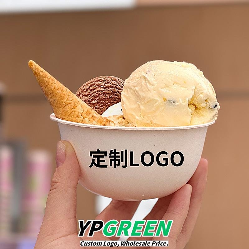 Wholesale Degradable Disposable Paper Cups for Yogurt Pudding and Ice Cream Takeout - Flexible MOQ Factory