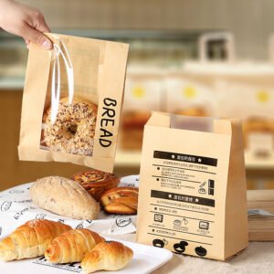 Wholesale Window Stand-Up Self-Seal Bags for Sliced Toast and Bread Packaging - Factory Cost Efficiency