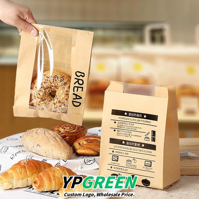 Wholesale Window Stand-Up Self-Seal Bags for Sliced Toast and Bread Packaging - Factory Cost Efficiency