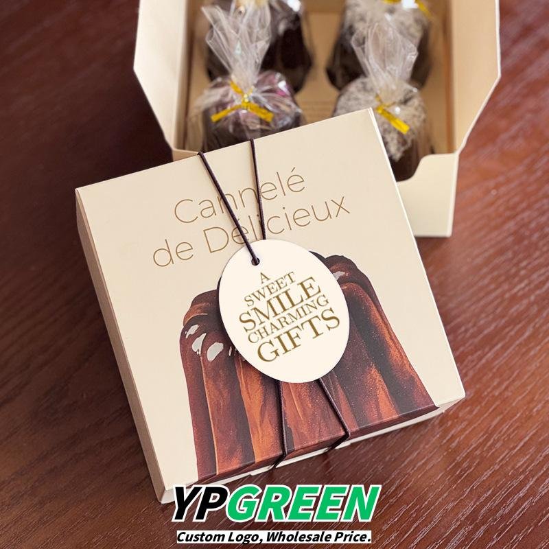 Wholesale Creative 4-Pack Boxes for Canelé and Small Pastry Takeout - Direct Sourcing Partner