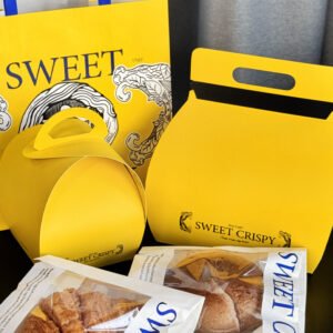 Wholesale Yellow Disposable Boxes for Single or 4-Pack Portuguese Egg Tarts Takeout - Direct from Manufacturer