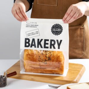 Wholesale Window Self-Seal Bags for 450g Sliced Toast and Mochi Croissants Takeout - Factory-to-Buyer Channel