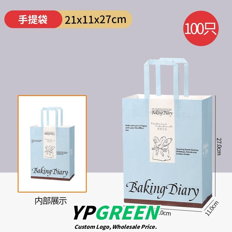 Wholesale Blue French Cream Style Series Packaging for Small Cakes and Bakery Takeout - Supplier Cost Advantage