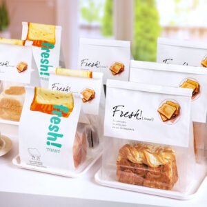 Wholesale Food-Grade Self-Seal Kraft Bags for 450g Toast Bread Takeout - OEM & ODM Available