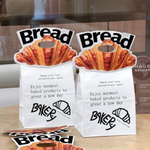 Custom Baking Bags for Soda Bread and Pastry Packaging with Insert Tags - OEM & ODM Available