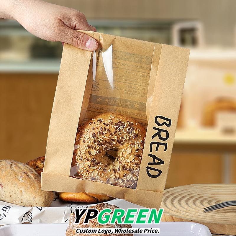 Wholesale Window Stand-Up Self-Seal Bags for Sliced Toast and Bread Packaging - Factory Cost Efficiency
