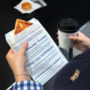 Wholesale Minimalist IG-Style Anti-Oil Paper Bags for Soda Bread, Baguettes, Bagels, and Croissants Takeout - Factory Direct Supply