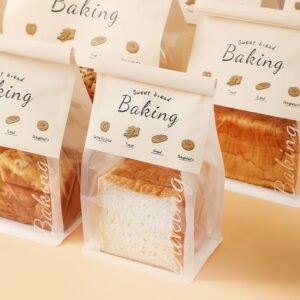 Wholesale Food-Grade Self-Seal Bags for 450g Sliced Toast, Cookies, Mochi, Baguettes, and Soda Bread Takeout - Factory Price Guarantee
