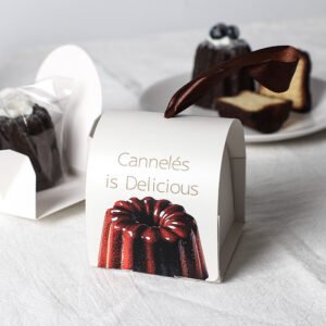 Wholesale Handheld 1-Pack Boxes for Canelé and Small Pastry Takeout - Wholesale Factory Price