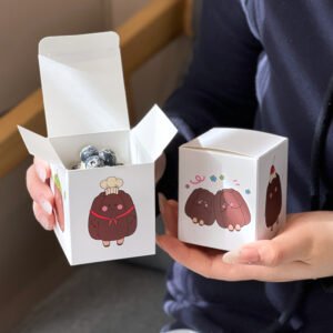 Wholesale Cartoon Single Canelé Boxes with Printing for Mini Bakery Takeout - Factory Direct Supply