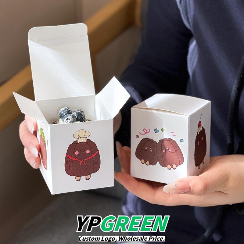 Wholesale Cartoon Single Canelé Boxes with Printing for Mini Bakery Takeout - Factory Direct Supply