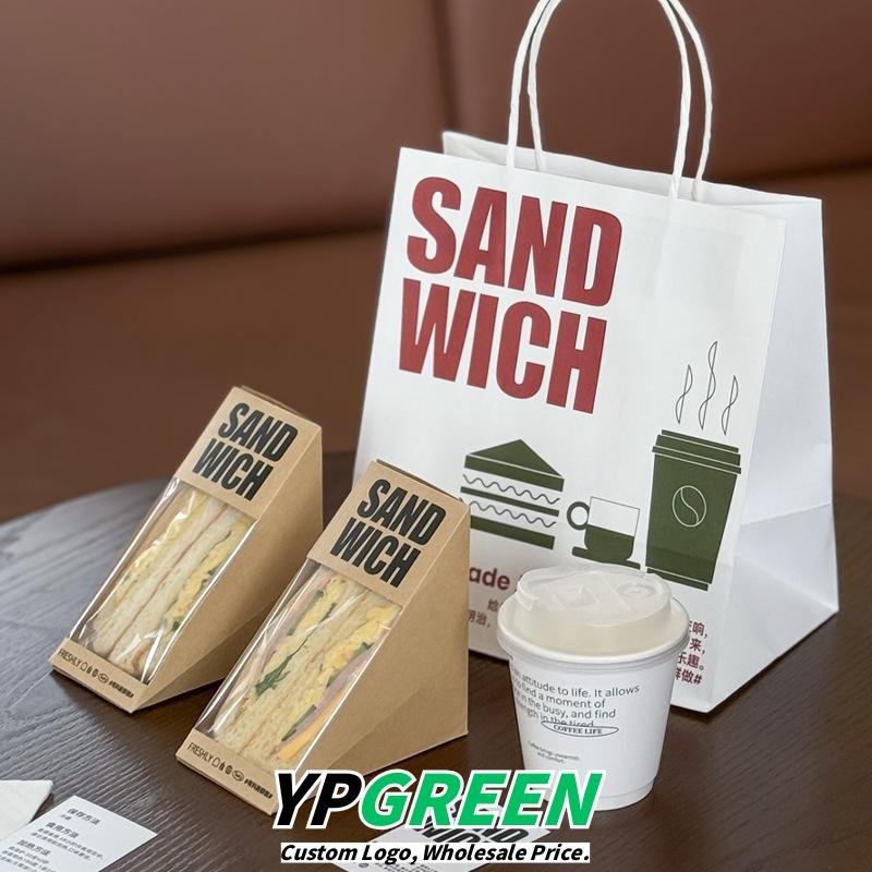 Wholesale Triangular Transparent Thickened Boxes for Sandwich Takeout - Direct Factory