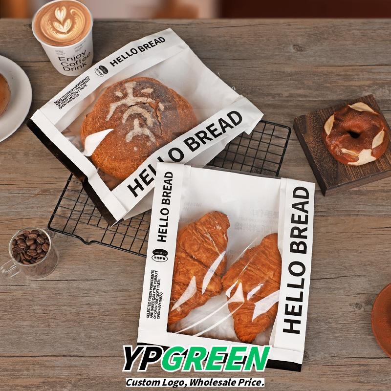 Wholesale Simple Kraft Bags for Alkali Water Bread and Toast Slices Takeout - Factory Outlet for Business