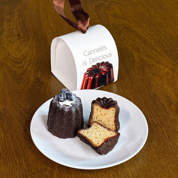 Wholesale Handheld 1-Pack Boxes for Canelé and Small Pastry Takeout - Wholesale Factory Price