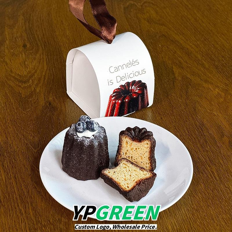 Wholesale Handheld 1-Pack Boxes for Canelé and Small Pastry Takeout - Wholesale Factory Price