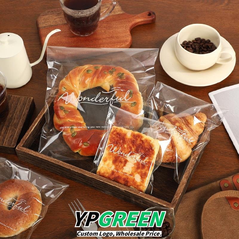 Wholesale Transparent Self-Adhesive Seal Bags for Soda Bread, Toast, Croissants, Baguettes, and Horn Breads Takeout - Factory Direct Supply