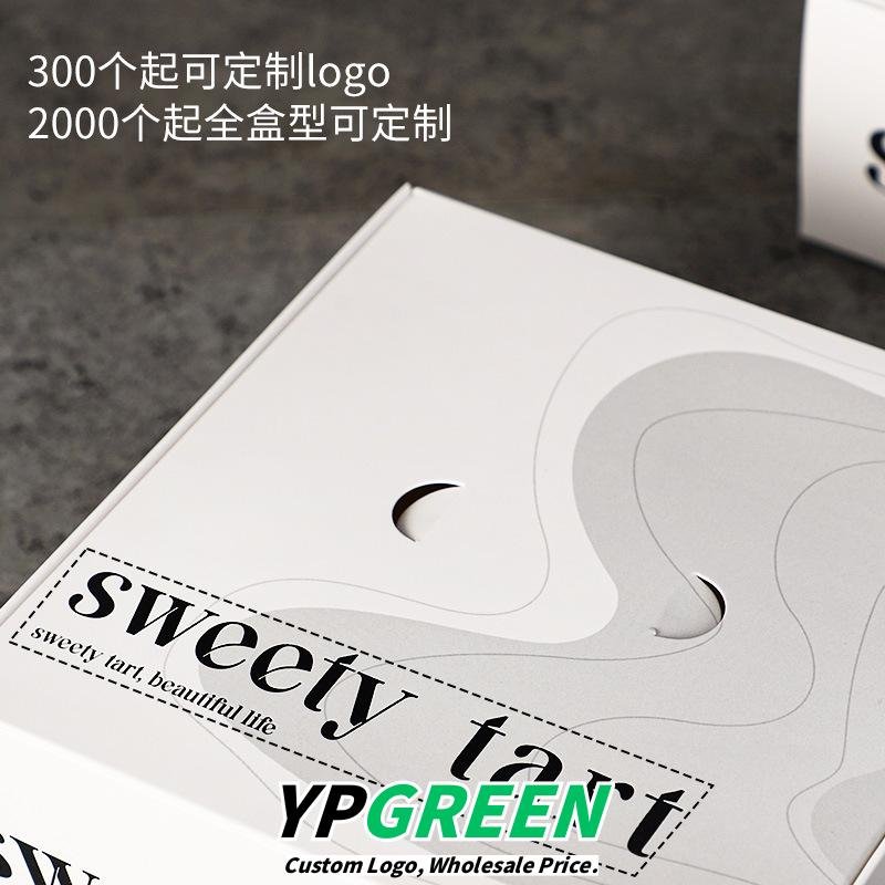 Wholesale 4-Compartment Takeout Boxes for Portuguese Egg Tarts and Pastries - Direct Factory