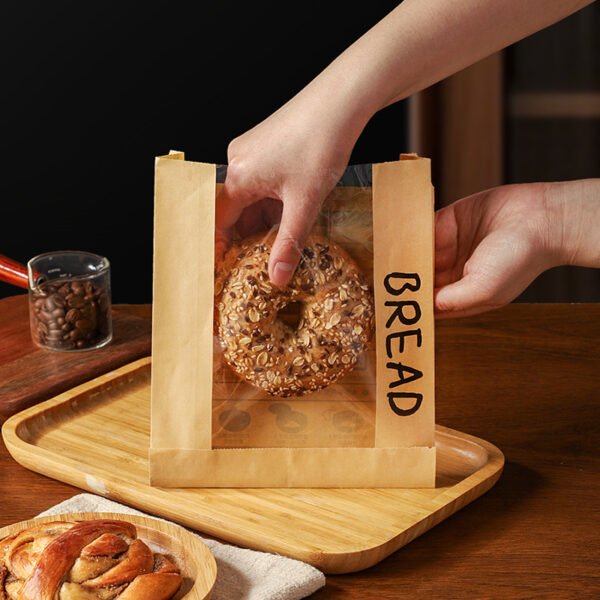 Wholesale Window Stand-Up Self-Seal Bags for Sliced Toast and Bread Packaging - Factory Cost Efficiency