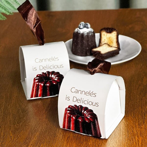 Wholesale Handheld 1-Pack Boxes for Canelé and Small Pastry Takeout - Wholesale Factory Price