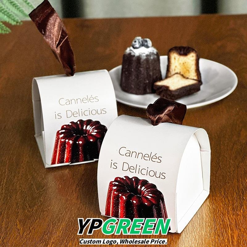 Wholesale Handheld 1-Pack Boxes for Canelé and Small Pastry Takeout - Wholesale Factory Price