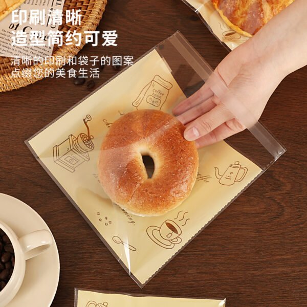 Wholesale Transparent Self-Adhesive Seal Bags for Bagel Bread, Toast, Baguettes, and Small Snack Takeout - Factory Price Guarantee