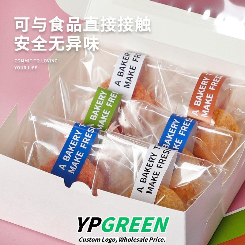 Wholesale Transparent Flat-Top Bags for Cookies, Biscuits, Scones, Puffs, and Chocolate Snacks Takeout - Factory Direct Supply