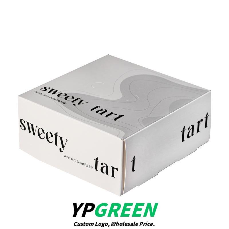 Wholesale 4-Compartment Takeout Boxes for Portuguese Egg Tarts and Pastries - Direct Factory