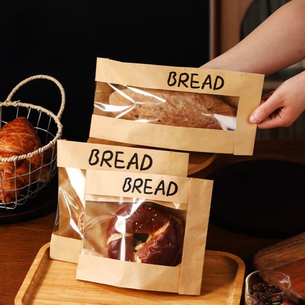 Wholesale Window Stand-Up Self-Seal Bags for Sliced Toast and Bread Packaging - Factory Cost Efficiency