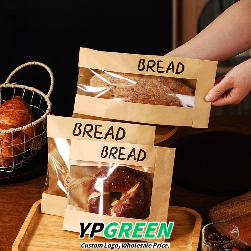 Wholesale Window Stand-Up Self-Seal Bags for Sliced Toast and Bread Packaging - Factory Cost Efficiency
