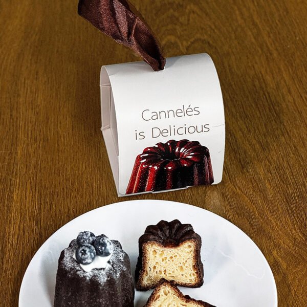 Wholesale Handheld 1-Pack Boxes for Canelé and Small Pastry Takeout - Wholesale Factory Price
