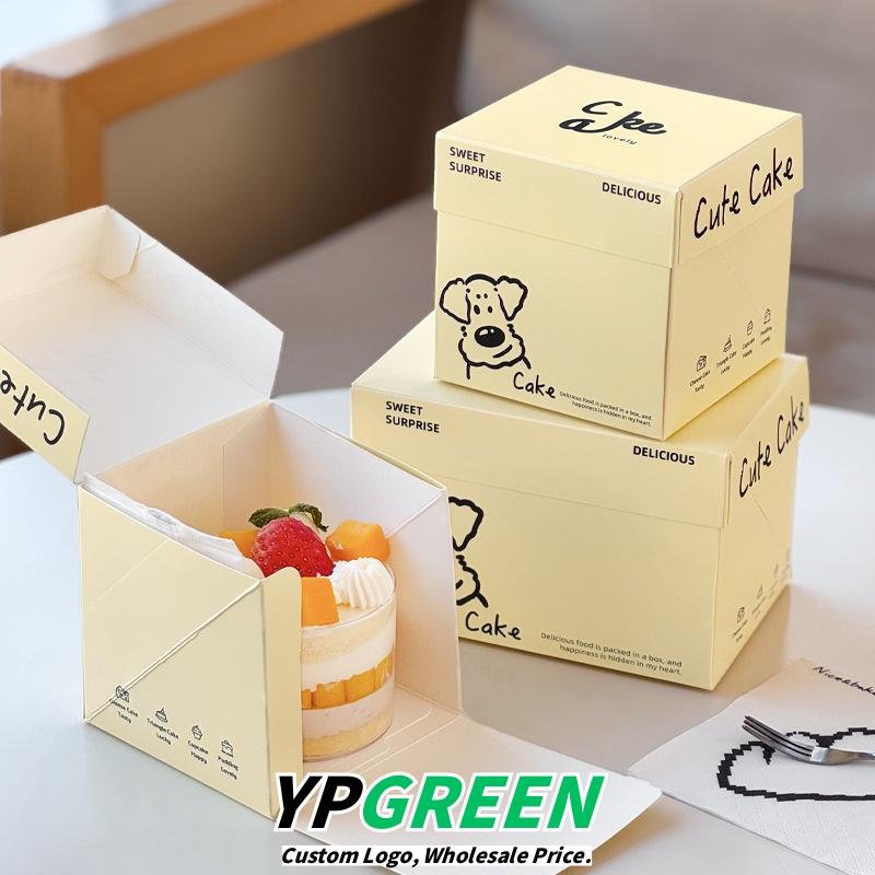 Wholesale 2-Inch Petit Four Boxes for Cut Small Cakes and French Dessert Takeout - Factory Direct Supply