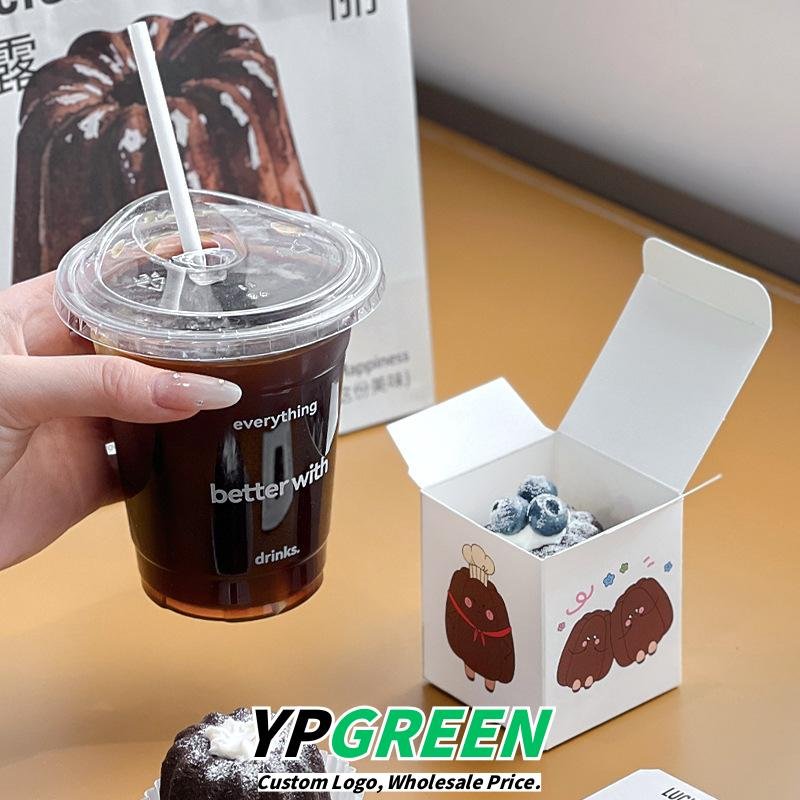 Wholesale Cartoon Single Canelé Boxes with Printing for Mini Bakery Takeout - Factory Direct Supply