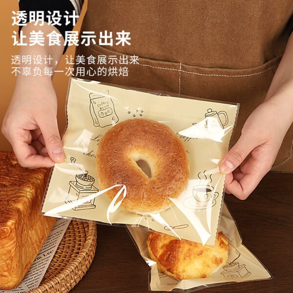 Wholesale Transparent Self-Adhesive Seal Bags for Bagel Bread, Toast, Baguettes, and Small Snack Takeout - Factory Price Guarantee