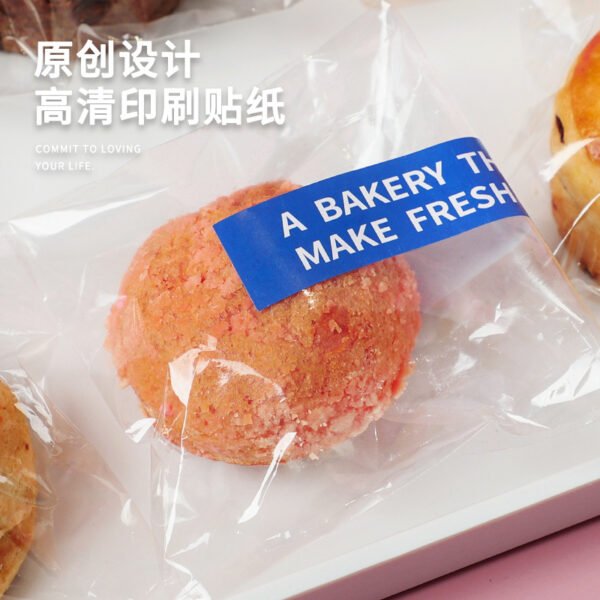 Wholesale Transparent Flat-Top Bags for Cookies, Biscuits, Scones, Puffs, and Chocolate Snacks Takeout - Factory Direct Supply