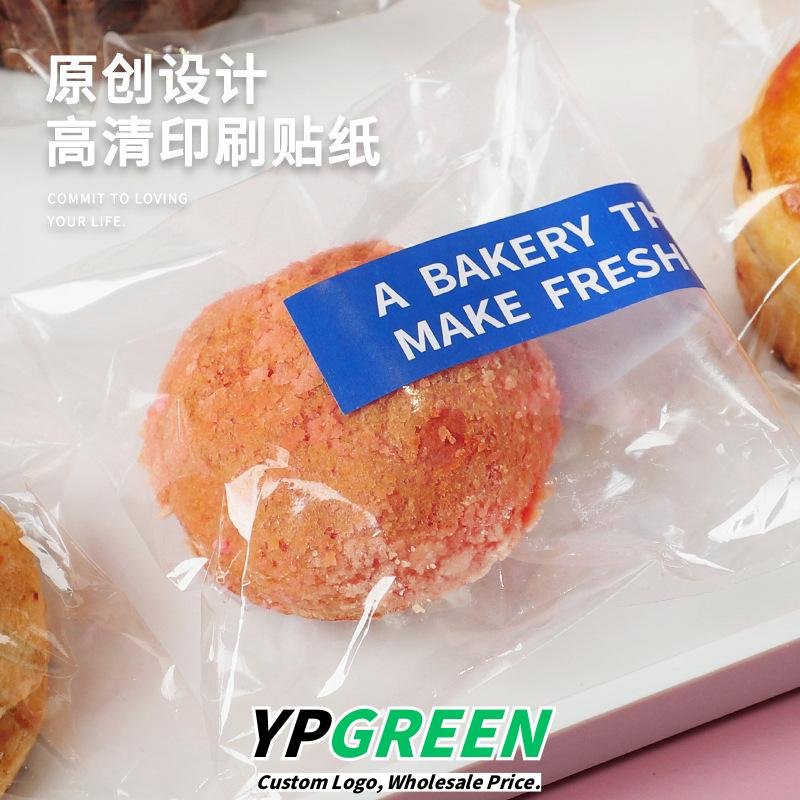 Wholesale Transparent Flat-Top Bags for Cookies, Biscuits, Scones, Puffs, and Chocolate Snacks Takeout - Factory Direct Supply