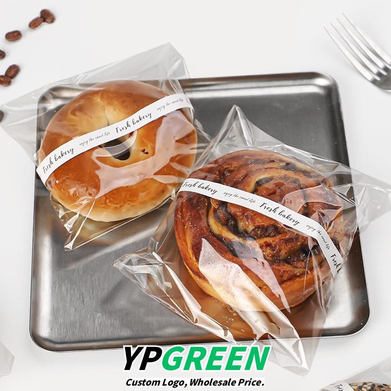 Wholesale Transparent Self-Adhesive Bags for Bagel Bread, Soda Bread, Cookies, and Toast Takeout - Factory Price Guarantee