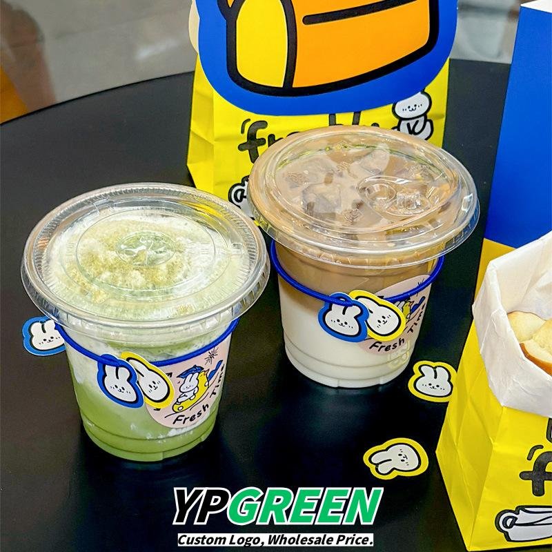 Wholesale Blue Kraft Paper Handheld Bags for Bakery and Coffee Takeout - Direct Factory