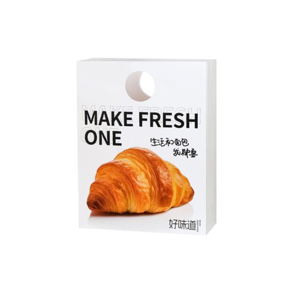 Wholesale Custom Kraft Paper Handheld Bags for Bakery Toast and Dessert Takeout - Factory Direct Supply