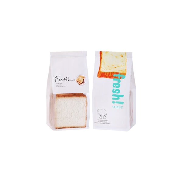 Wholesale Food-Grade Self-Seal Kraft Bags for 450g Toast Bread Takeout - OEM & ODM Available