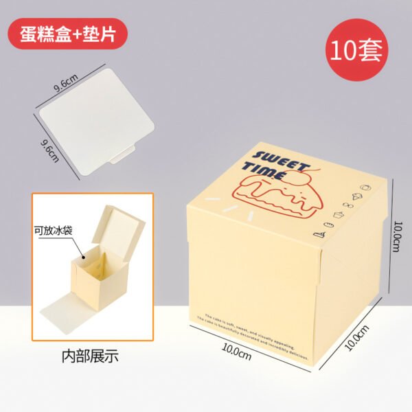 Wholesale Mini 4-Inch Cake Boxes for Cut Desserts, Canelé, and Basque French Pastries Takeout - Factory Outlet for Business