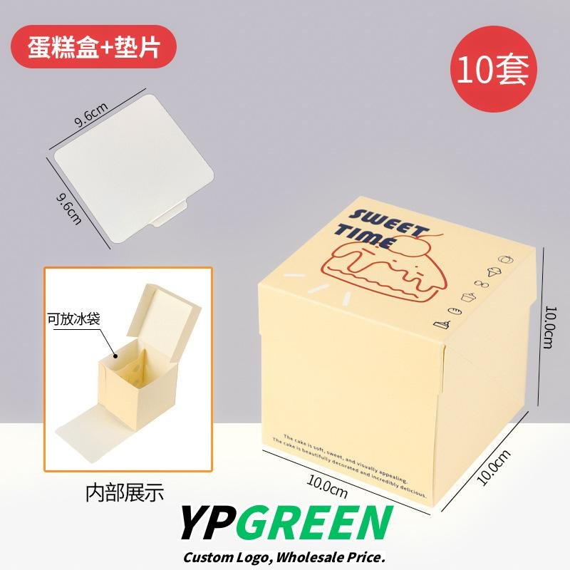 Wholesale Mini 4-Inch Cake Boxes for Cut Desserts, Canelé, and Basque French Pastries Takeout - Factory Outlet for Business