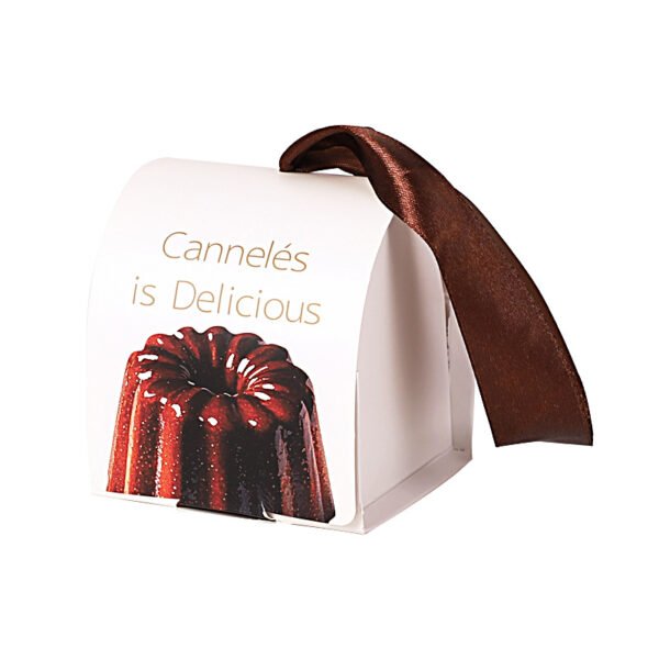 Wholesale Handheld 1-Pack Boxes for Canelé and Small Pastry Takeout - Wholesale Factory Price
